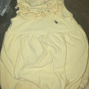 Ralph Lauren Polo Striped Rompers sz 12mth